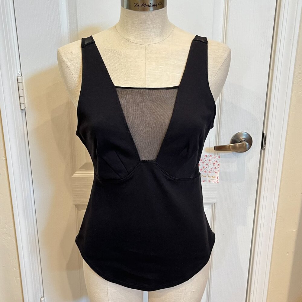 NWT - Free People Mesh Back Top